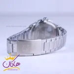 بند ساعت نیوی فورس مردانه فلزی نقره ای صفحه مشکی 9244/1