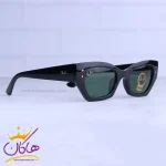 عدسی عینک آفتابی ریبن تمام فریم مشکی شیشه سبز RB 4430/3