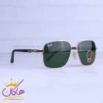 عدسی عینک آفتابی ری بن مردانه فلزی طلایی خلبانی RB 5223/1