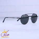 عدسی عینک آفتابی مردانه ری بن فریم گرد مشکی RB 8265/2