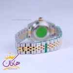 بند ساعت مچی رولکس زنانه فلزی دیت جاست صفحه سفید 4041/48