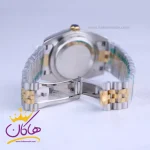 قفل ساعت مردانه رولکس فلزی دیت جاست صفحه سبز 4043/20