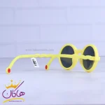 دسته عینک آفتابی سانتیاگو بچگانه فریم گرد زرد 6060/1