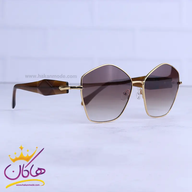 عدسی عینک آفتابی آنا هیکمن زنانه فریم چندضلعی AH 3285/2