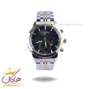 ساعت عقربه ای سیتیزن مردانه فلزی صفحه مشکی G 9766/11