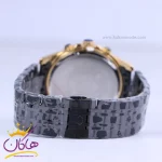 بند ساعت مچی سیتیزن مردانه فلزی مشکی قاب طلایی G 9766/1