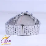 بند ساعت سیتیزن مردانه فلزی نقره ای صفحه مشکی G 9766/4