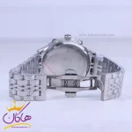 قفل ساعت سیتیزن مردانه فلزی نقره ای صفحه مشکی G 9766/5