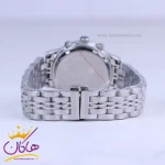 بند ساعت سیتیزن زنانه فلزی نقره ای صفحه مشکی L 9766/5
