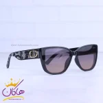عدسی عینک آفتابی دیور زنانه فریم گربه ای مشکی P 9709/1