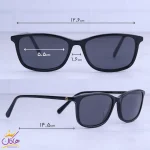 ابعاد عینک آفتابی گوچی زنانه فریم مستطیل مشکی GG1354OA/1