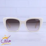 عینک آفتابی هرمس زنانه فریم کرم پروانه ای 8922/1