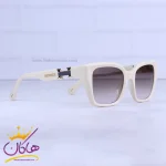 عدسی عینک آفتابی هرمس زنانه فریم کرم پروانه ای 8922/1
