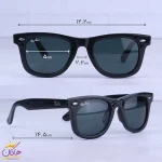 ابعاد عینک آفتابی ری بن زنانه مشکی فریم ویفرر RB R2140/2S