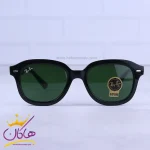 عینک آفتابی ری بن زنانه مشکی شیشه سبز RB 4398/1