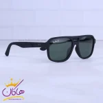 عدسی عینک آفتابی مردانه ری بن فراری مشکی پلاریزه RB 4414/2