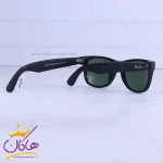 دسته عینک آفتابی ری بن زنانه مشکی شیشه سبز RB 2132-52/1