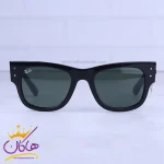 عینک آفتابی ری بن زنانه مشکی شیشه سبز RB 4840S/2