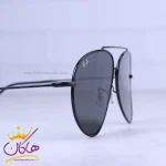شیشه عینک آفتابی ری بن مردانه فریم مشکی خلبانی RO 101S/1
