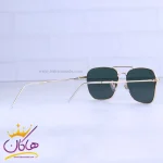 بینی گیر عینک آفتابی ری بن مردانه طلایی شیشه سبز RO 102S/2