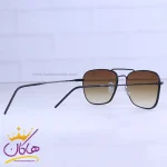 دسته عینک آفتابی ری بن مردانه مشکی شیشه قهوه ای RO 102S/3
