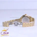 قفل ساعت مچی سیکو زنانه فلزی طلایی صفحه سبز GN 059/1