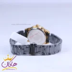 بند ساعت مچی سیکو زنانه فلزی مشکی قاب نگین دار GN 059/19
