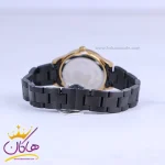 بند ساعت عقربه ای زنانه سیکو فلزی مشکی قاب طلایی GN 059/2