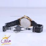 قفل ساعت عقربه ای زنانه سیکو فلزی مشکی قاب طلایی GN 059/2