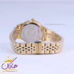 بند ساعت مچی سیکو زنانه فلزی طلایی صفحه بژ GN 059/27
