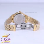 قفل ساعت مچی سیکو زنانه فلزی طلایی صفحه بژ GN 059/27
