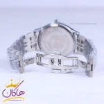 قفل ساعت مچی سیکو مردانه فلزی نقره ای صفحه سبز OS 9/15