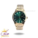 ساعت مچی فلزی سیکو طلایی صفحه سبز مردانه OS 9/22