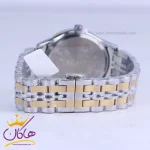 بند ساعت سیکو مردانه فلزی نقره ای طلایی صفحه سبز OS 9/28