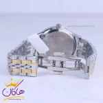 قفل ساعت سیکو مردانه فلزی نقره ای طلایی صفحه سبز OS 9/28