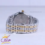 بند ساعت سیکو مردانه فلزی نقره ای طلایی صفحه سفید OS 9/32