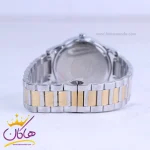 بند ساعت سیکو مردانه فلزی نقره ای طلایی صفحه سبز OS 9/5
