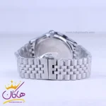 بند ساعت مچی سیکو مردانه فلزی نقره ای صفحه سبز OS 9/55