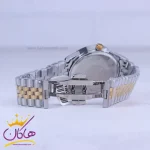 قفل ساعت مچی عقربه ای سیکو مردانه فلزی صفحه بژ OS 9/57