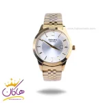 ساعت مچی سیکو مردانه فلزی طلایی صفحه سفید OS 9/60