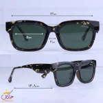 ابعاد عینک آفتابی سپوری زنانه سبز پلاریزه 581035/6