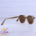 دسته عینک آفتابی سپوری زنانه فریم چندضلعی قهوه ای 58995/5