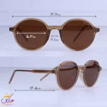ابعاد عینک آفتابی سپوری زنانه قهوه ای پلاریزه W 58872/5
