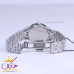 قفل ساعت مچی سولیدا زنانه فلزی نقره ای صفحه مشکی L2134/4
