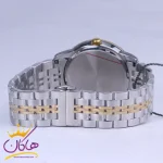 بند ساعت مچی سولیدا مردانه فلزی نقره ای طلایی G2135/7