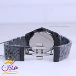 قفل ساعت مچی عقربه ای سولیدا مردانه فلزی مشکی G2136/13