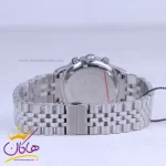 بند ساعت مچی سولیدا زنانه فلزی نقره ای فول دیت L2141/1