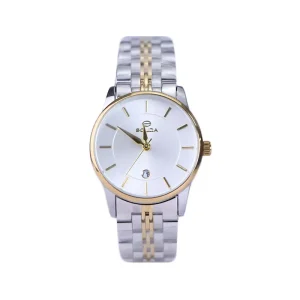 ساعت مچی عقربه ای سولیدا زنانه فلزی نقره ای طلایی L2135/7