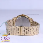 بند ساعت مچی سولیدا مردانه فلزی طلایی صفحه سفید G2135/5