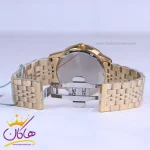 قفل ساعت مچی سولیدا مردانه فلزی طلایی صفحه سفید G2135/5